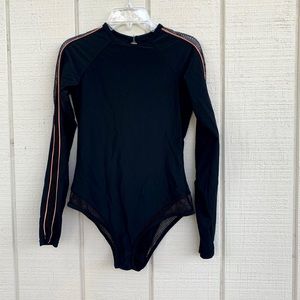 Forever 21 One Piece Black Swimsuit